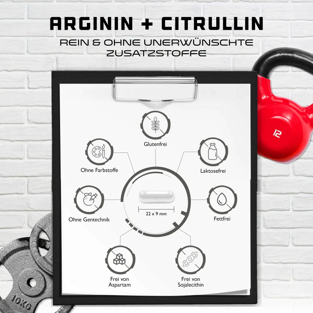 GEN L-Arginina + L-Citrullina – 320 capsule – etichetta internazionale