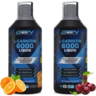 GEN L-Carnitine 6000 Liquid – 1000 ml – différentes variétés – face avant