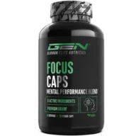 GEN Focus Caps Mental Performance Blend – 120 cápsulas – frente