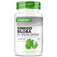 Vit4ever Ginkgo Biloba 50:1 Extract – 365 Tablets – front