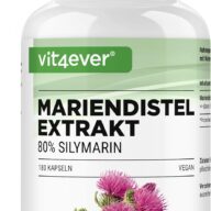 Vit4ever Mariendistel Extrakt – 180 Kapseln – Vorderseite