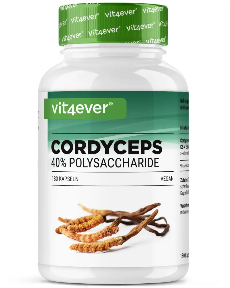 Vit4ever Cordyceps Intenso Extract – 180 capsules – voorkant
