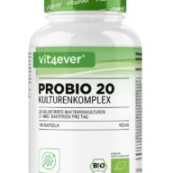 Vit4ever Complexe Probio 20 bio – 180 gélules – face avant