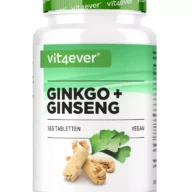 Vit4ever Ginkgo + Ginseng – 365 tablets – front
