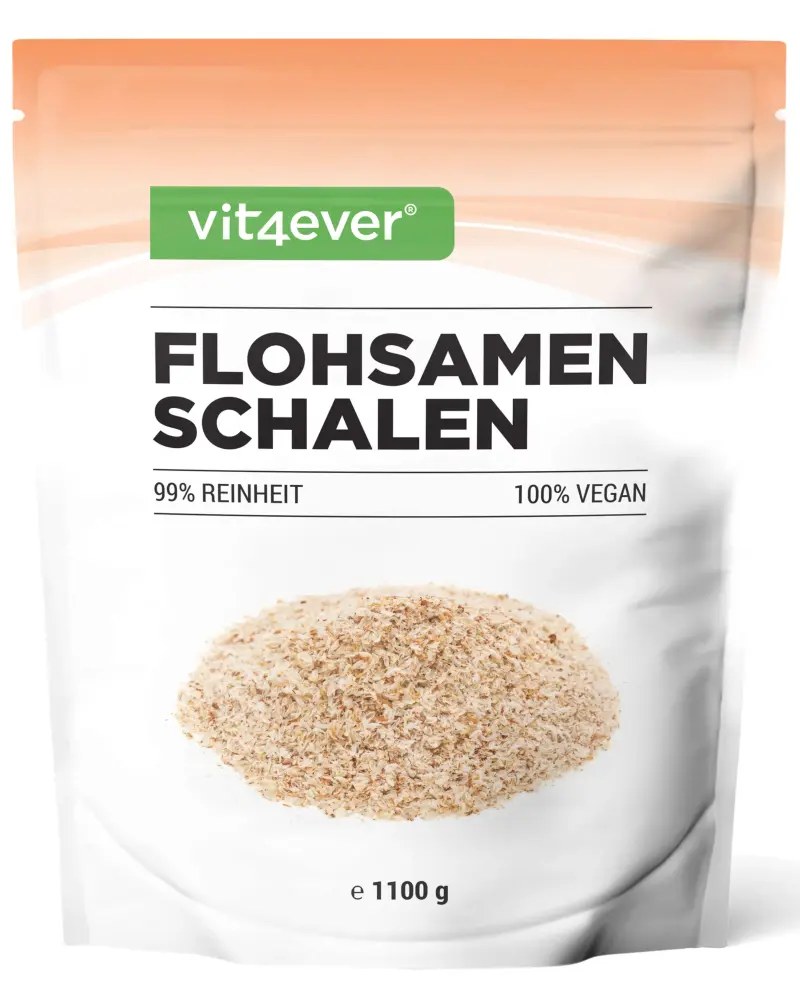 Vit4ever Cáscaras de psyllium – 1000 g – frontal