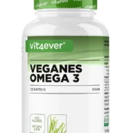 Vit4ever Algenöl – Omega 3 vegan – 120 Kapseln – Vorderseite