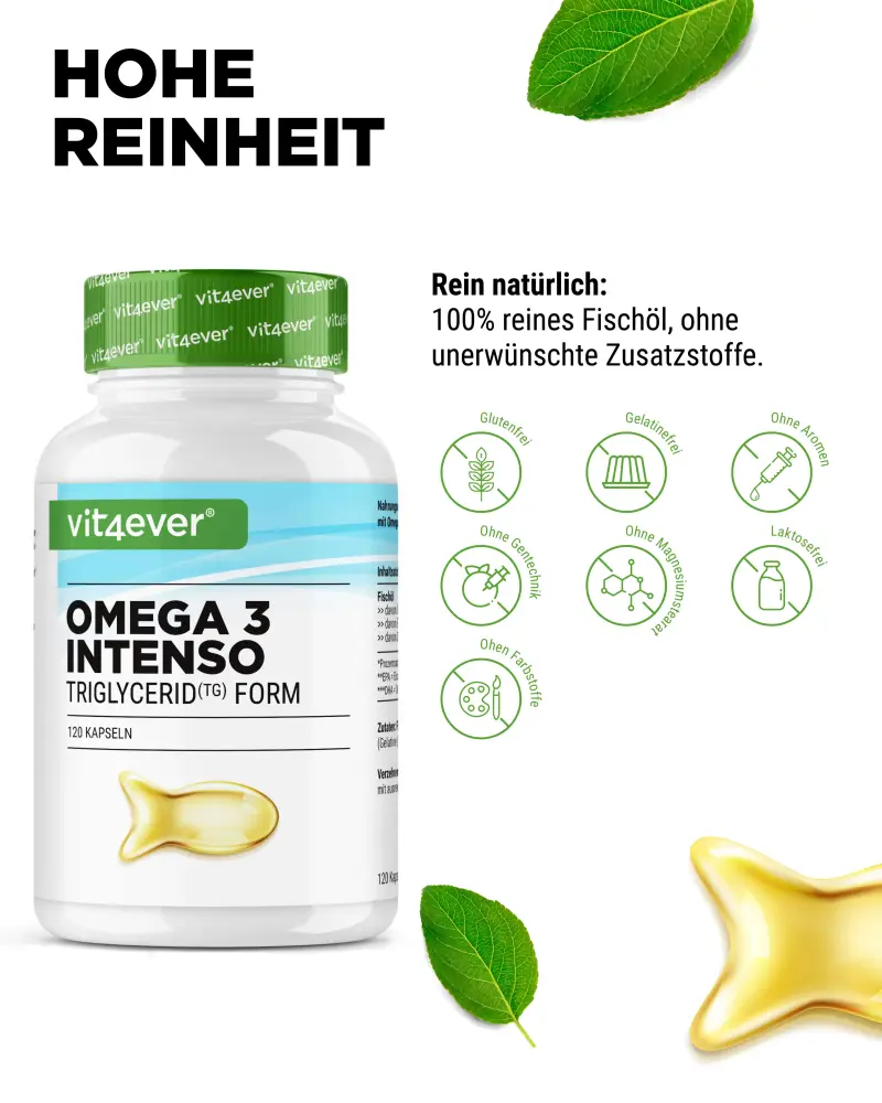 Vit4ever Omega 3 Intenso Fish Oil – 120 capsules – international label