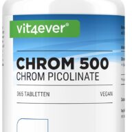 Vit4ever Chromium 500 µg – 365 tablets – front