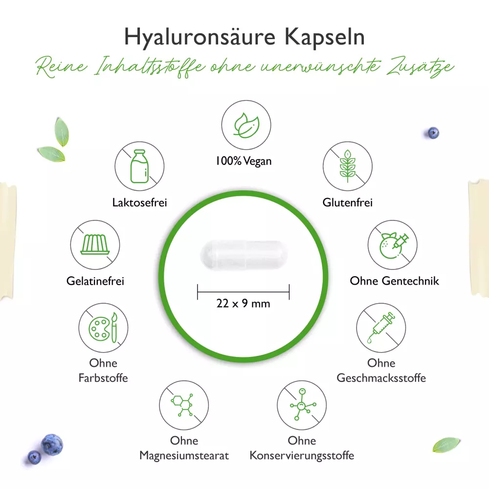 Vit4ever Acido ialuronico – 180 capsule – etichetta internazionale