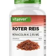 Vit4ever Rode rijstextract – 365 capsules – voorkant
