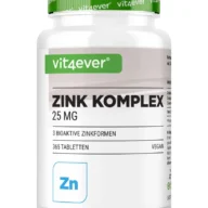 Vit4ever Zink 3-fach-Komplex 25 mg – 400 Tabletten – Vorderseite