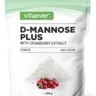 Vit4ever D-Mannose + Cranberry – 250 g – face avant