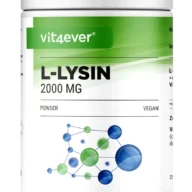 Vit4ever L-lisina HCL em pó – 500 g – frente