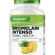 Vit4ever Bromelain Intenso 7500 F.I.P – 120 Kapseln – Vorderseite