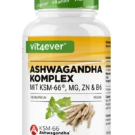 Vit4ever Ashwagandha KSM-66 Komplex – 180 Kapseln – Vorderseite