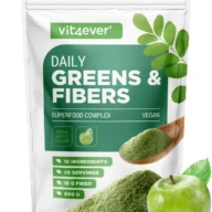 Vit4ever Verduras y fibra diarias – 600 g – diferentes sabores – Green Apple