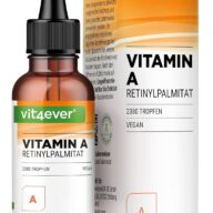 Vit4ever Gocce di vitamina A – circa 2380 gocce – 70 ml – fronte