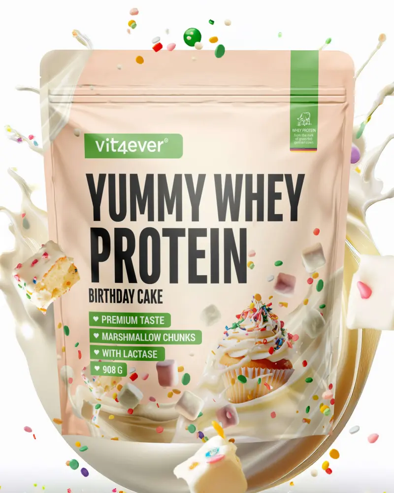 Vit4ever Yummy Whey – verschiedene Sorten – Dark Cookie Crumble, 30 g